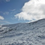 Lugnaquilla with a little snow